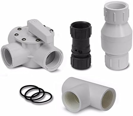 Adumly Connector Swimming Pool control water circulation Above Ground Diverter Kit Solar Panel Heating System