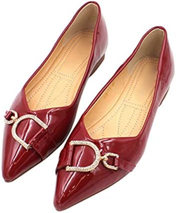 Whale Kri Women Flats Shoes, Female Classic Pointed Toe Soft Casual Moccasins