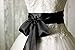 YAMA Black Double Face Satin Ribbon 5/8