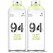 Montana MTN 94 Series 400ML GLOW IN THE DARK Spray Paint (2-Cans)