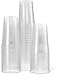 [320 Count - 9 Oz Cups] Settings Large 9 Oz Clear Disposable Plastic Drinking Cups Great For Juice, Water, Soda, Beer, Use At Party, Home, Office, Picnic, BBQ, Or Event, 4 Packs Of 80