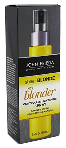 John Frieda Sheer Blonde Go Blonder Controlled Lightening Spray 3.50 oz ( Pack of 3)