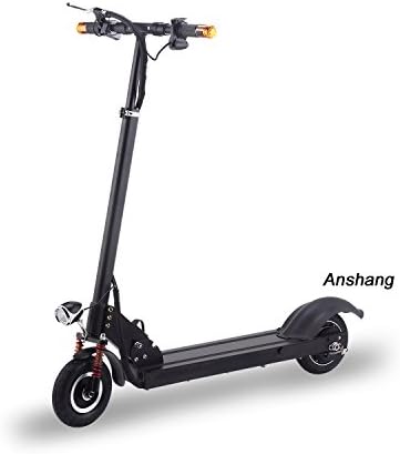 Anshang Foldable high speed sports Electric Scooters S6(Black, 18.8AH)
