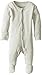 L'Ovedbaby Unisex-Baby Organic Cotton Footed Overall, Stone, 3-6 Months
