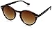 zeroUV - Vintage Retro Horn Rimmed Round Circle Sunglasses with P3 Keyhole Bridge