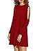 ZANZEA Women's Solid Slim Long Sleeve Irregular Hem Tunic Tops Shirt Mini Dress