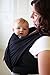 Baby Sling Carrier by AmBaby - Soft and Stretchy Baby Wrap for Newborns, Infants and Toddlers (Black)