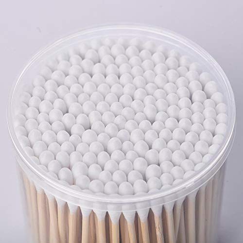 PandaHome, 1200 ct Cotton Swabs, Double Tipped Cotton Connect with 2.9" woonden handle for Cleaning Eyes, Ear, Keyboard, Fingernail, Bathtub and Gun (6 Boxes 200ct) - Thumbnail 2