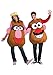 Disguise Potato Head Costume, Official Mr. and Mrs. Potato Head Costume with Detachable Features, Adult Size (2X-Large)