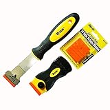 Titan Scraper Combo Set with 10 Double Edged Plastic Blades