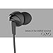 UiiSii C200 in ear Sports Headphone with Mic for Smartphones - Black