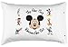 Personalized Mickey Mouse Pillowcase, Fun - 100% Double Brushed Microfiber with Snap Enclosure - 20