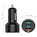 AUKEY Car Charger with Quick Charge 3.0 & 2 USB Ports for Samsung Galaxy Note8 / S8 / S8+, LG G6 / V20, HTC 10 and More