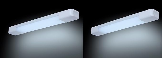 DMak LED Wall Batten Tubelight 10W,1 Foot, Cool White 6500K, 2 Years Warranty - BIS Approved, T-10 Heavy Model (Pack of 2) | Batten Tube Light | | 10w Tube Light |