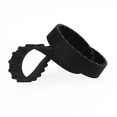 CNBTR Black Rubber 110XL Belt Stepper Motor Timing Belt Geared 10mm Wide 55 Teeth for Industry