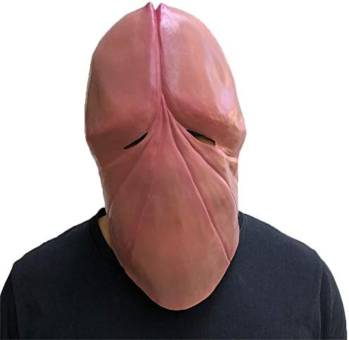 arbitra Funny Halloween Latex Mask，Adult Party Scary Horrible Mask Fool's Day Mask Cosplay Costume Full Face Mask Joke Prank Masquerade