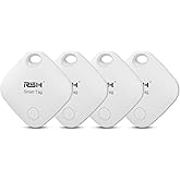 Air Tracker Tag 4 Pack Bluetooth Luggage Tracker tag Locator Works with Apple Find My,Smart Tracker for Suitcase, Bag, Backpack, Wallet,Replaceable Battery Smart tag Item Finder