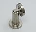 XVL Magnetic Door Stop 2 Pieces Metal Door Holder Doorstop Heavy Duty Conceal Screw Floor Mount Brushed Finish M105A