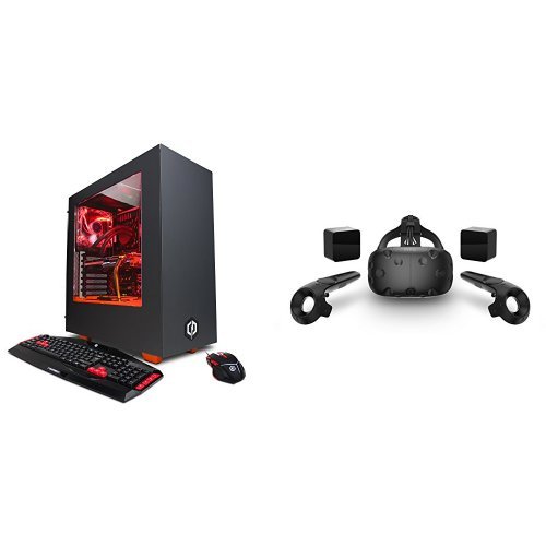 CYBERPOWERPC Gamer Supreme Liquid Cool Gaming Desktop & HTC VIVE - Virtual Reality System  Bundle