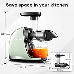 Slow Juicer,AMZCHEF Masticating Juicer Machines