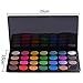 28 Color Bright Blendable Eyeshadow Palette Shine Matte Shimmer Powder Makeup Kit, Brights, (2)