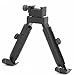 JINSE Bipod Picatinny Rail Foldable Swivel 5.1Inches Steel Stand Bipod Adapter