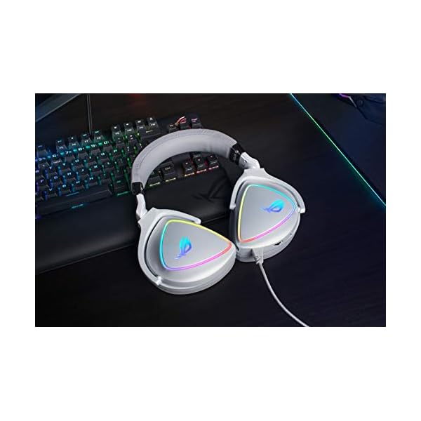 ASUS RGB Gaming Headset ROG Delta HiRes ESS QuadDAC, Circular RBG