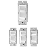 Leviton 6674-P0W, 4-Pack, White
