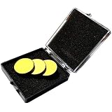 CNCOLETECH 3PCS Si Mirror Coated Gold Dia:25mm for CO2 Laser Engraving Cutting 40W-150W