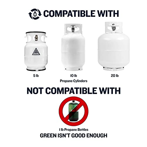 Ignik FireCan Portable Propane Fire Pit with Hose and Adjustable