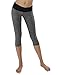 Yoga Reflex Women's Active Running Sports Workout Yoga Capri Leggings (XS-2XL)
