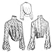1903 Edwardian Era Plain Blouse Pattern