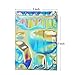 SMONCO 100 Pieces Smell Proof Bags - 5x7 Inches Resealable Mylar Bags Clear Zip Lock Food Candy Storage Bags Holographic Rainbow Color