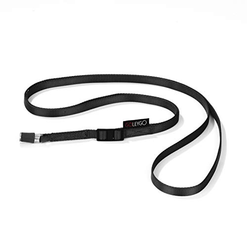 GOLEYGO-Hundeleine-Halsband-Schwarz-Gre-S-M-innovatives-Magnet-Klick-System-mit-Kugelstift-unter-Vollast-lsbar-fr-Hunde-bis-max-40-kg-Leinenlnge-120-200-cm