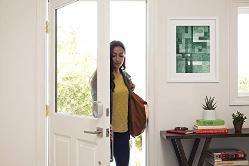 August Smart Lock, 3rd Gen technology - Silver, Compatible with Alexa (Renewed)