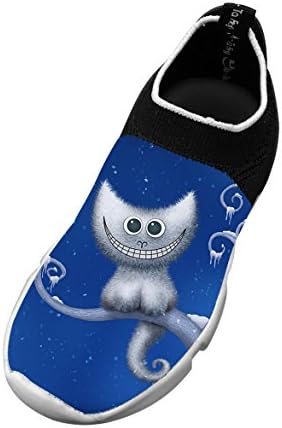 Kids Smile Cat Breathable Sports Fly Knit Sneakers