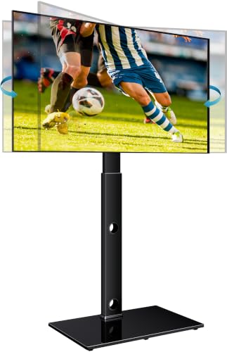 Bontec Support TV Sur Pied Réglable, 30-70 Pouces, Charge 40 Kg