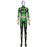 COSFLY 3D Women Kids My Hero Academia Asui Tsuyu Cosplay Costume Zentai Bodysuit Suit (Large, Adult)
