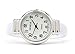 New White Geneva Snake Style Band Slim Case Women's Bangle Cuff Watch