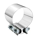 4" 4.0 Inch Exhaust Clamp Butt Joint Band Clamp