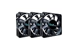 Apevia 60mm x 60mm x15mm Black Case Fan W/4PIN Molex + 3PIN Motherboard Adapter CF6015S-3 (3 Pk)