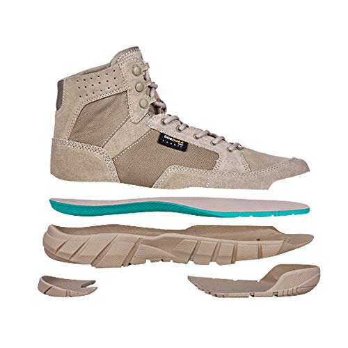 FREE SOLDIER Men's Tactical Boots 6" inch Summer Lightweight Breathable Desert Boots with Thin Durable Fabric(Tan, 12.5 US) - Thumbnail 3