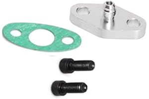 Boost Monkey Turbo Oil Feed Restricter Flange -AN4 W/ Built In Restricter For Ball Bearing Turbos