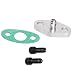 Boost Monkey Turbo Oil Feed Restricter Flange -AN4 W/ Built In Restricter For Ball Bearing Turbos primary