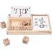 DREAMT Matching Letter Game, Wooden English Alphabet Card Game Machine, Letter Spelling Game Puzzle Early Educational Toy for Kids 3 Years Old and Up