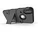 ZIZO Bolt Series for iPhone X Case Military Grade Drop Tested with Screen Protector, Kickstand and Holster iPhone Xs Metal Gray