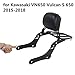 AUFER Detachable Rear Passenger Backrest Sissy Bar With Luggage Rack And Backrest Pad Compatible With For 2015 2016 2017 2018 2019 2020 2021 2022 2023 K-awasaki Vulcan S 650 VN650 EN650