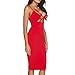 Tulucky Women's Halter Sleeveless Criss Cross Front Bodycon Nightclub Bandage Dress