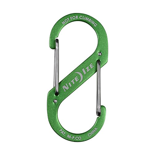 Nite Ize Size-3 S-Biner Dual Carabiner, Aluminum, Lime Green - Thumbnail 4
