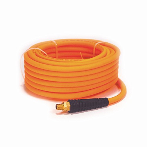 Primefit HYP140502-O Primeflex Premium Hybrid Polymer Air Hose with Field Repairable Ends, 1/4" by 50', 300 psi